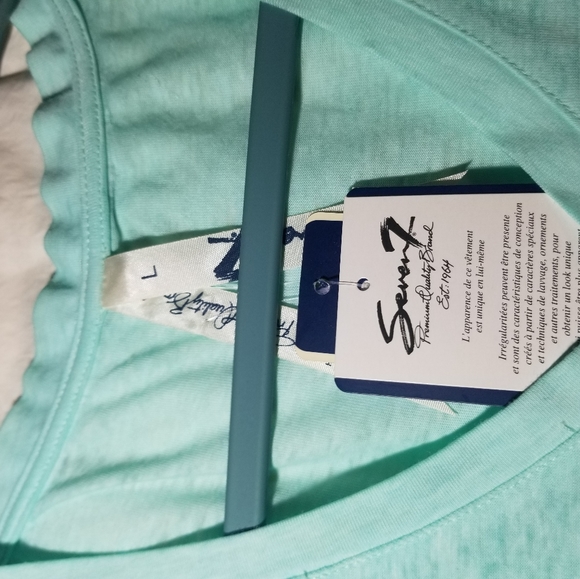 NWT Seven7 Cold Shoulder Tee - Picture 2 of 6